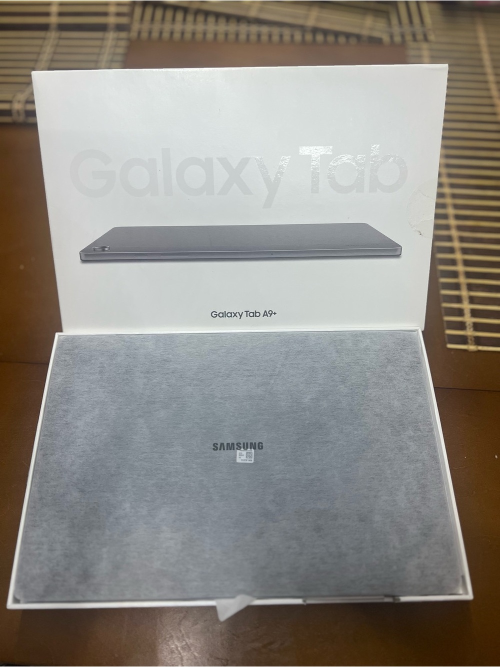 Samsung Galaxy Tab A9+ Silver Finish Tablet with Box